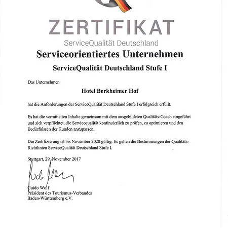 Berkheimer Hof 3*
